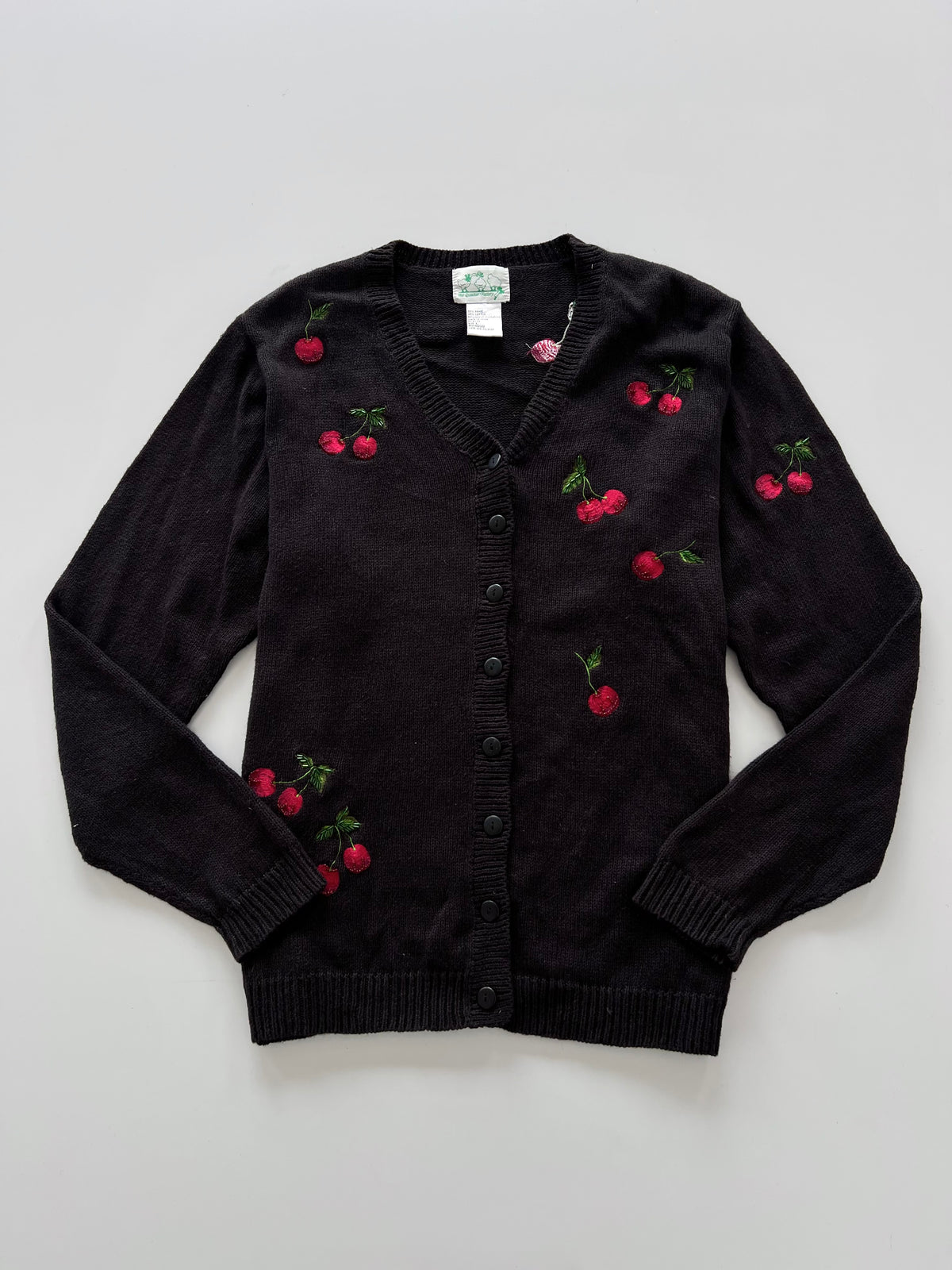 The Quacker Factory Vintage Embroidered Sweater-Bust 46