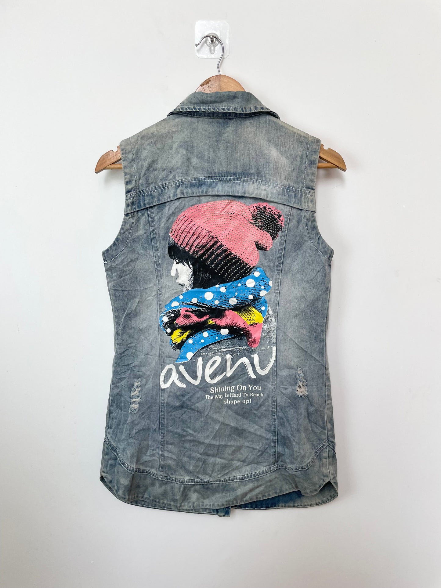 Denim Vest-Bust 34