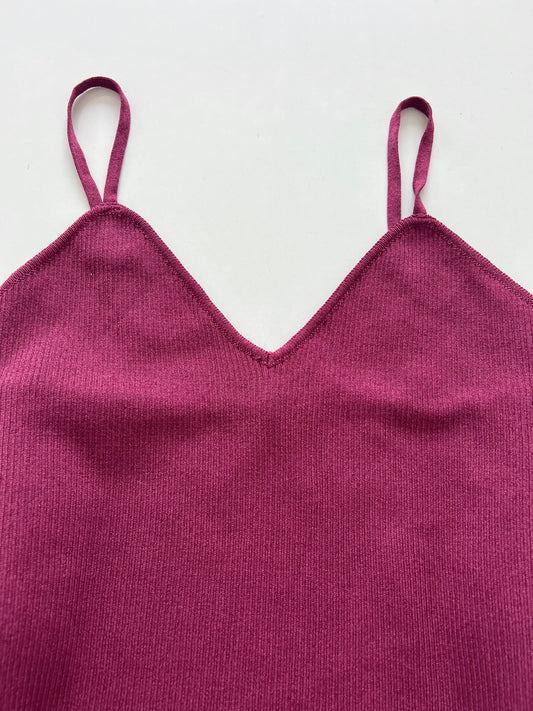 Suzy Shier Wine Top-Bust 32 to 34