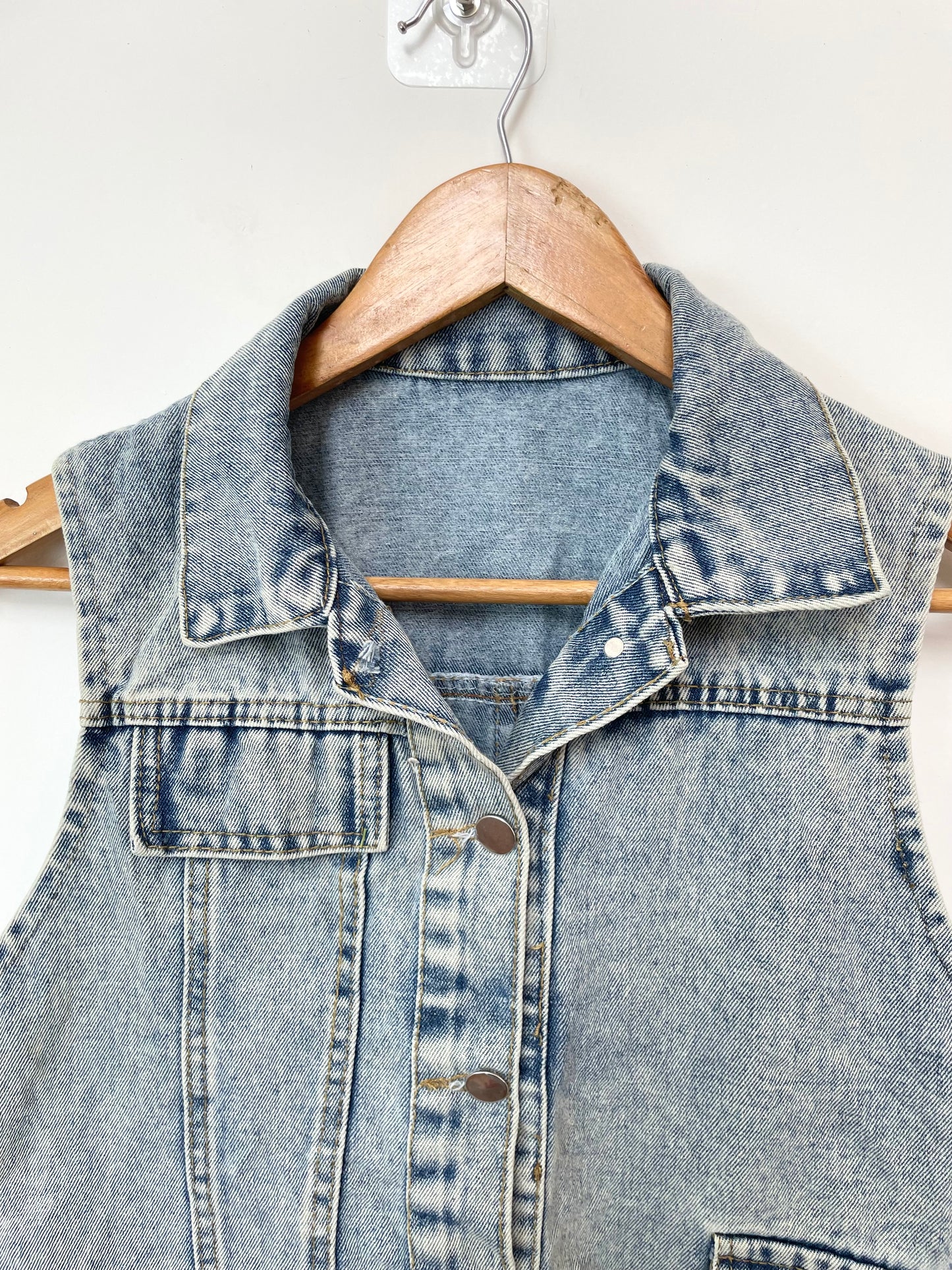 Denim Vest-Bust 36