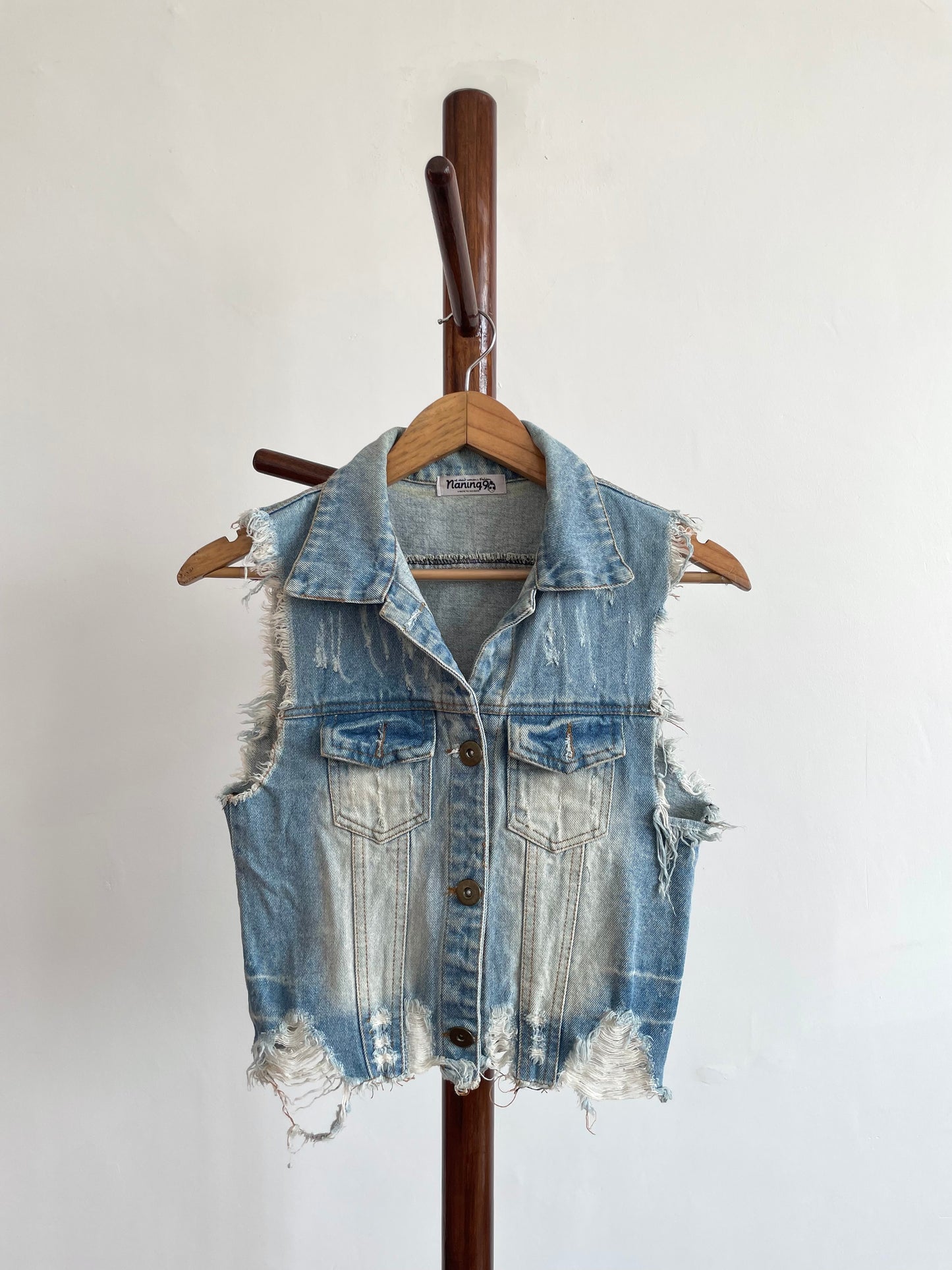 Denim Vest-Bust 30