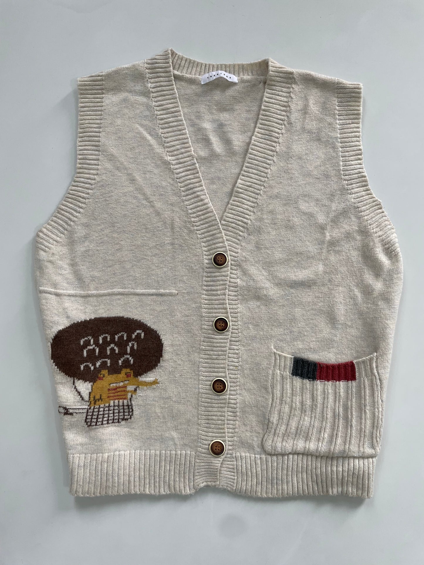 The Store Soft Sweater Vest-Bust 42