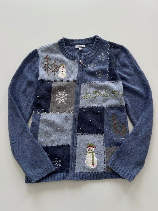 Croft&Barrow Embroidered Christmas Sweater-Bust 42