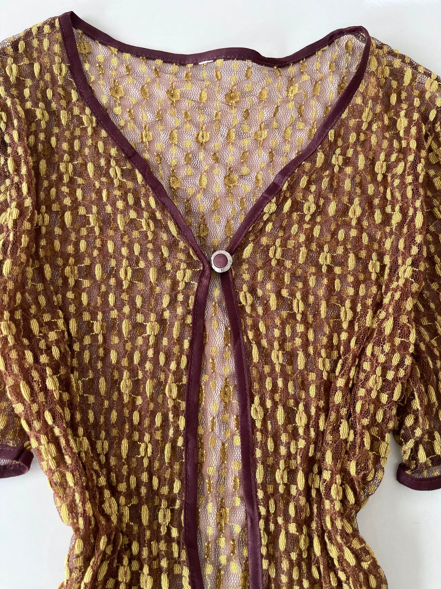 Vintage Sheer Top-Bust 34 to 36