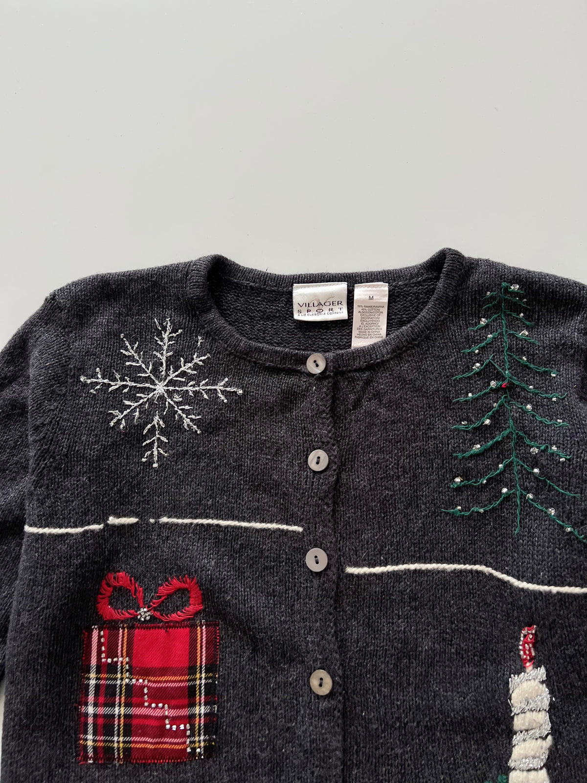 Villager Sport Christmas Sweater-Bust 42