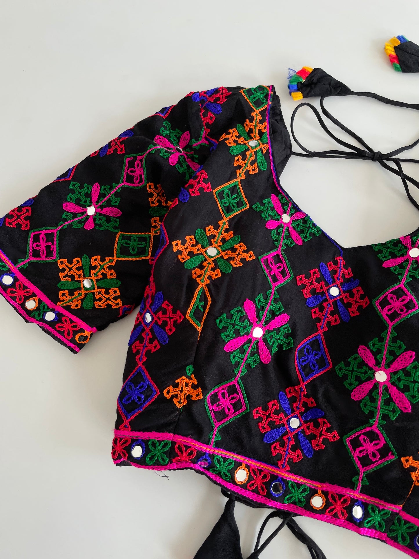 Embroidered Desi Top-Bust 34