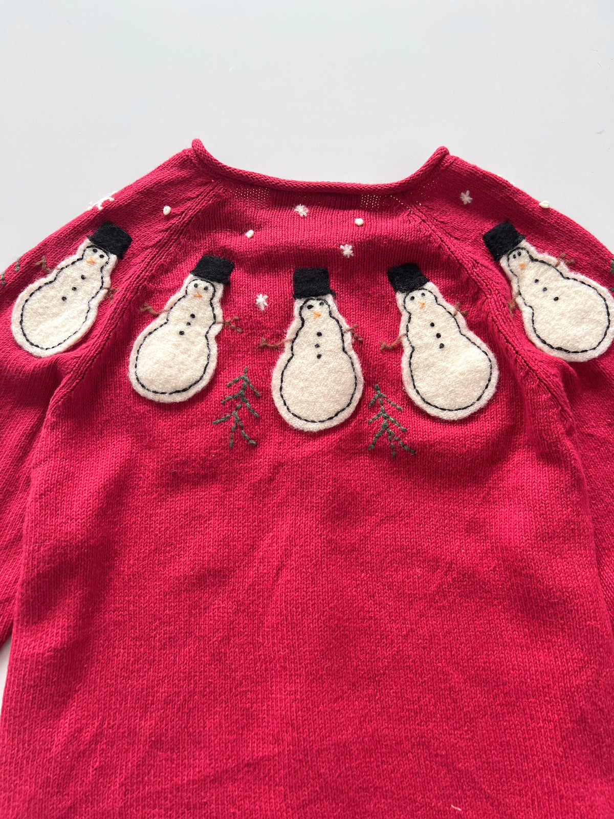 Susan Bristol Christmas Embroidered Sweater Cardigan-Bust 38