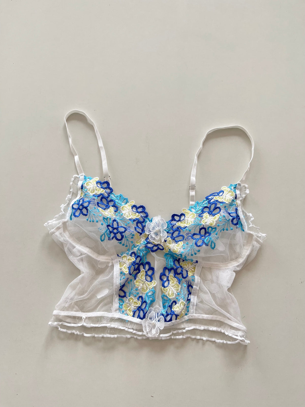 Lace Sheer Top-Bust 32 to 34