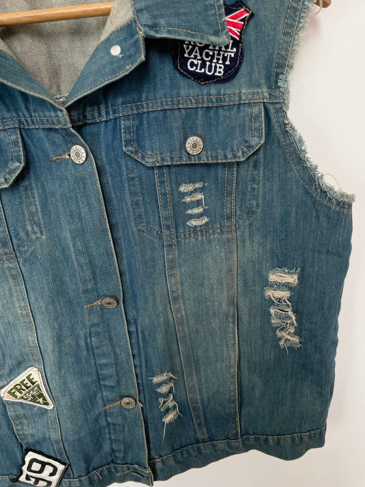 Denim Vest-Bust 42