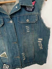 Denim Vest-Bust 42