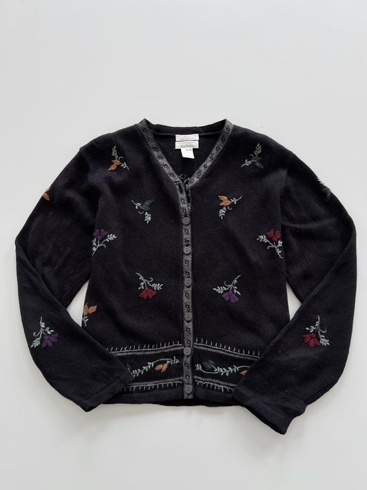 Christopher & Banks Embroidered Sweater-Bust 44