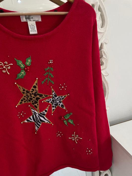 KIKIT Embroidered Sweater-Bust 42