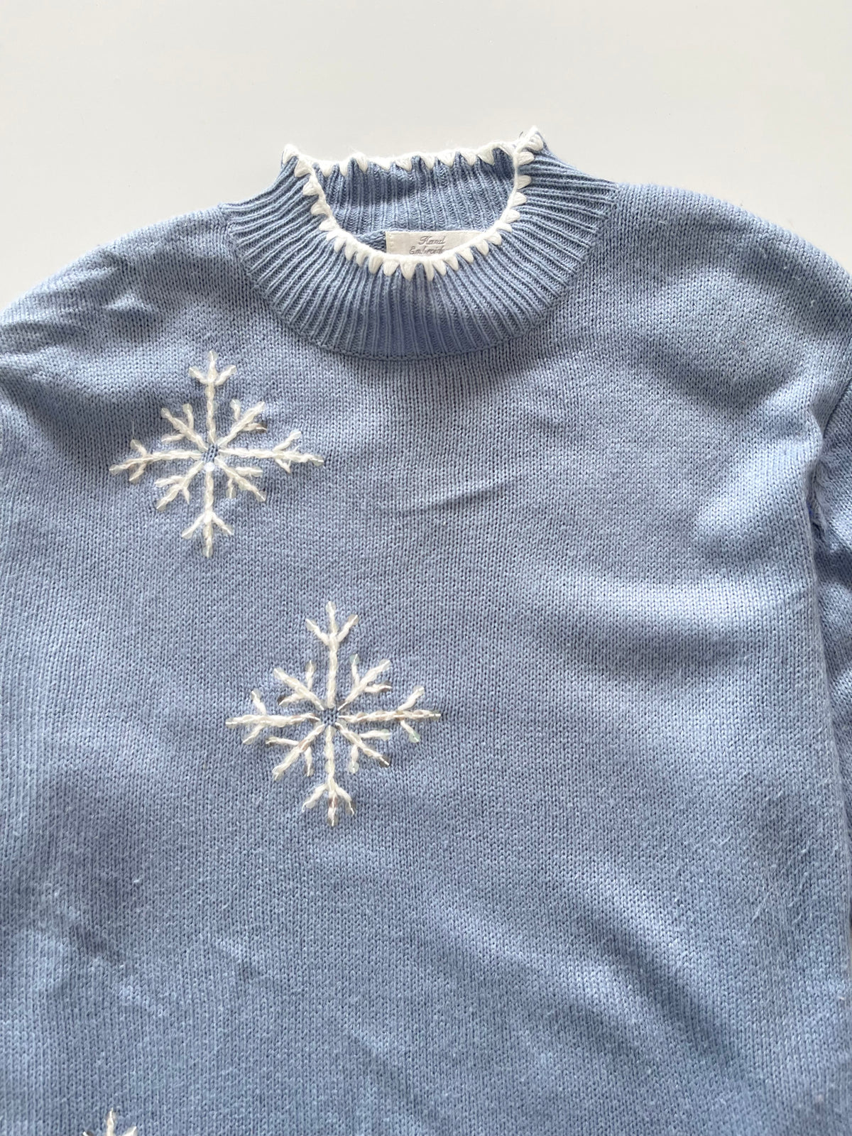 Christopher & Banks Hand Embroidered Christmas Sweater-Bust 44