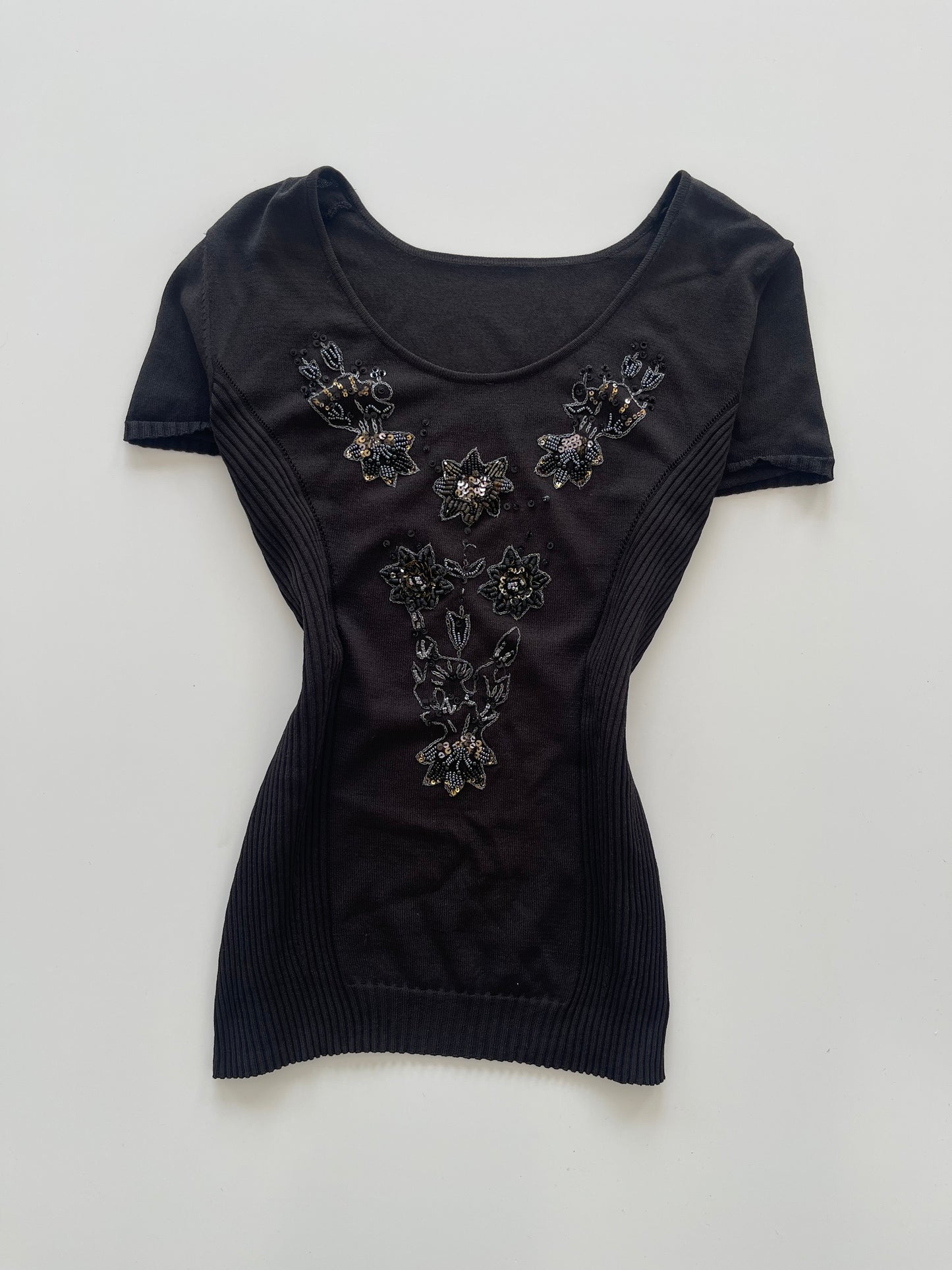 Embroidered Vintage Top-Bust 34 to 36