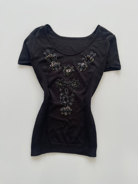 Embroidered Vintage Top-Bust 34 to 36