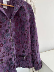 Vintage Jacquard Corduroy Jacket-Bust 30