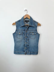 Tbj Jeans Denim Vest-Bust 34