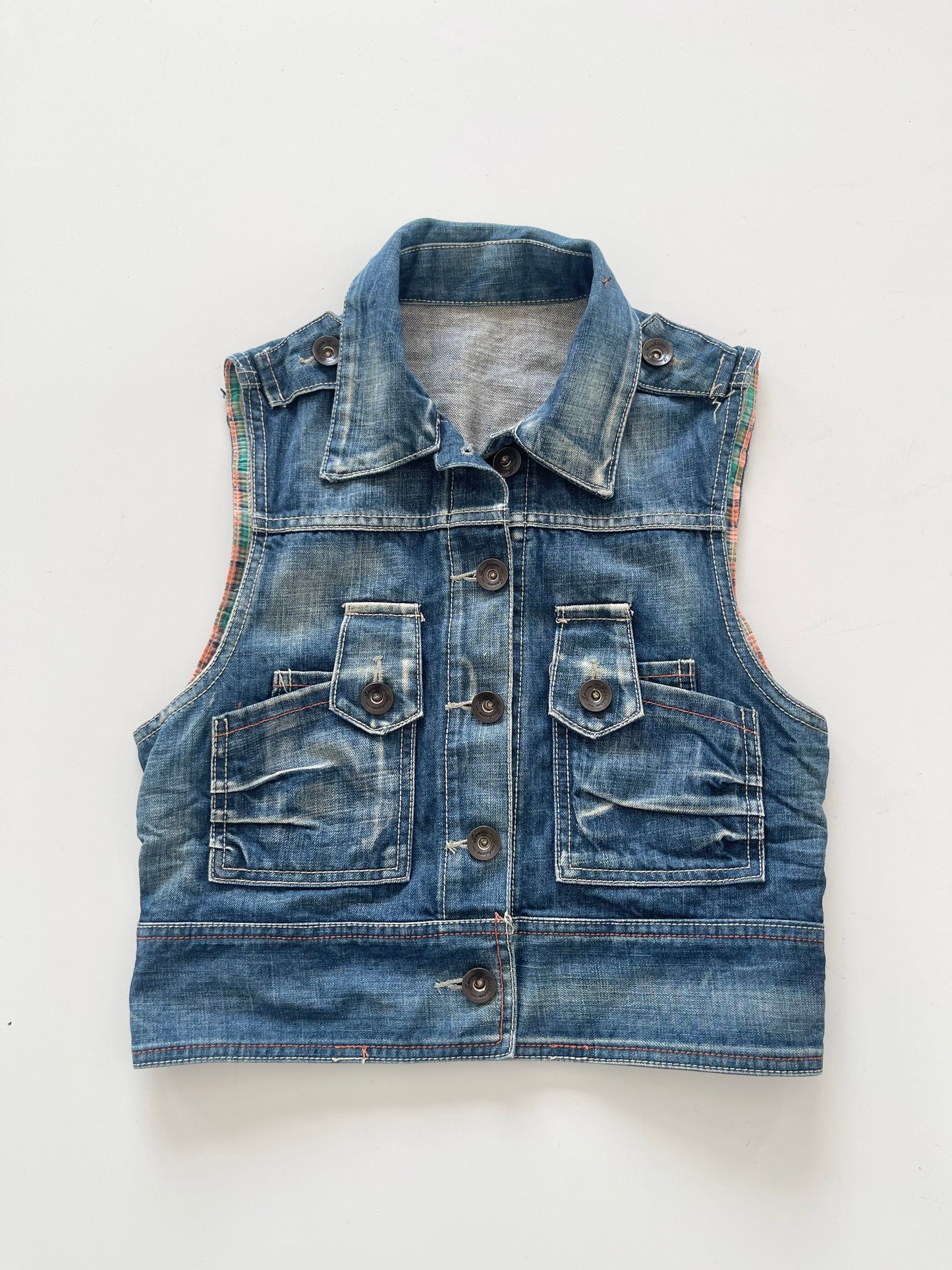 Y2k Denim Jacket-Bust 34