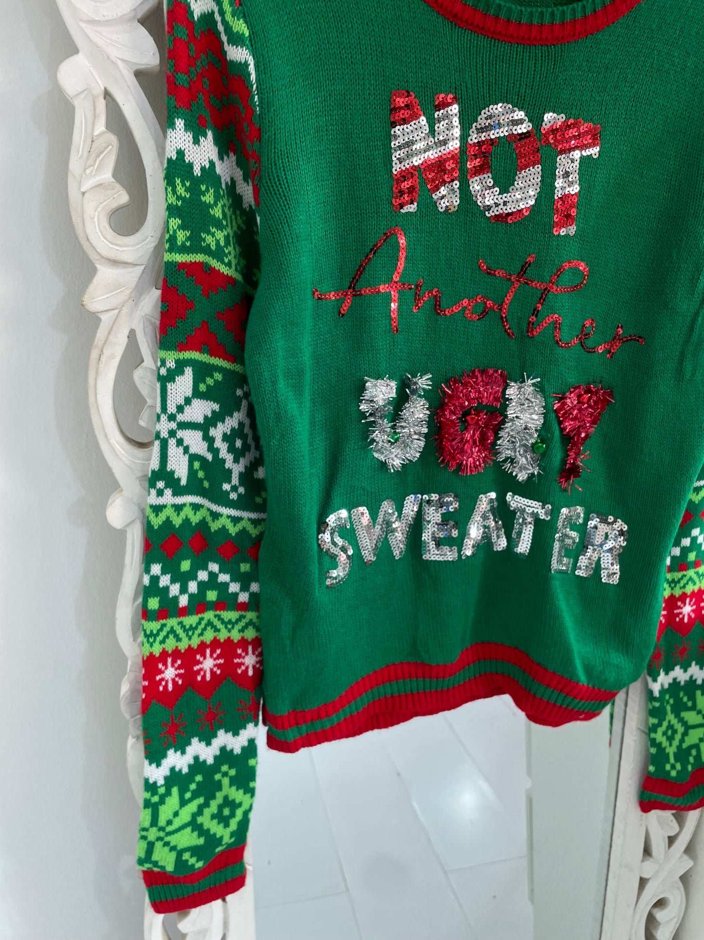 No Boundaries Christmas Sweater-Bust 36