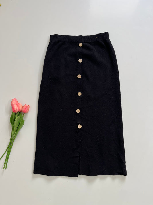 SIRAIN BLACK WINTER SKIRT - WAIST 28 TO 34