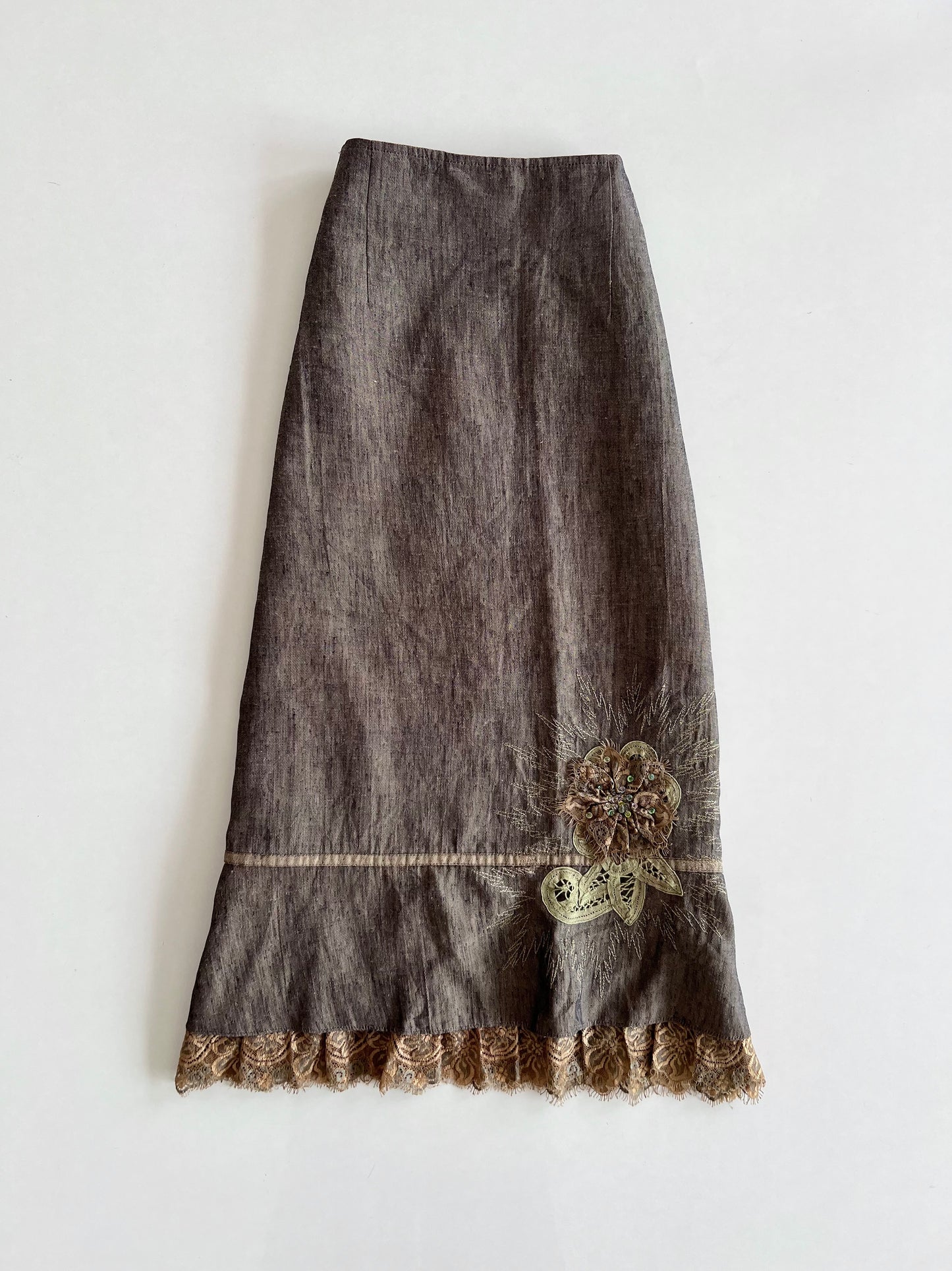 Ye Zhi Cai Vintage Skirt-Waist 26