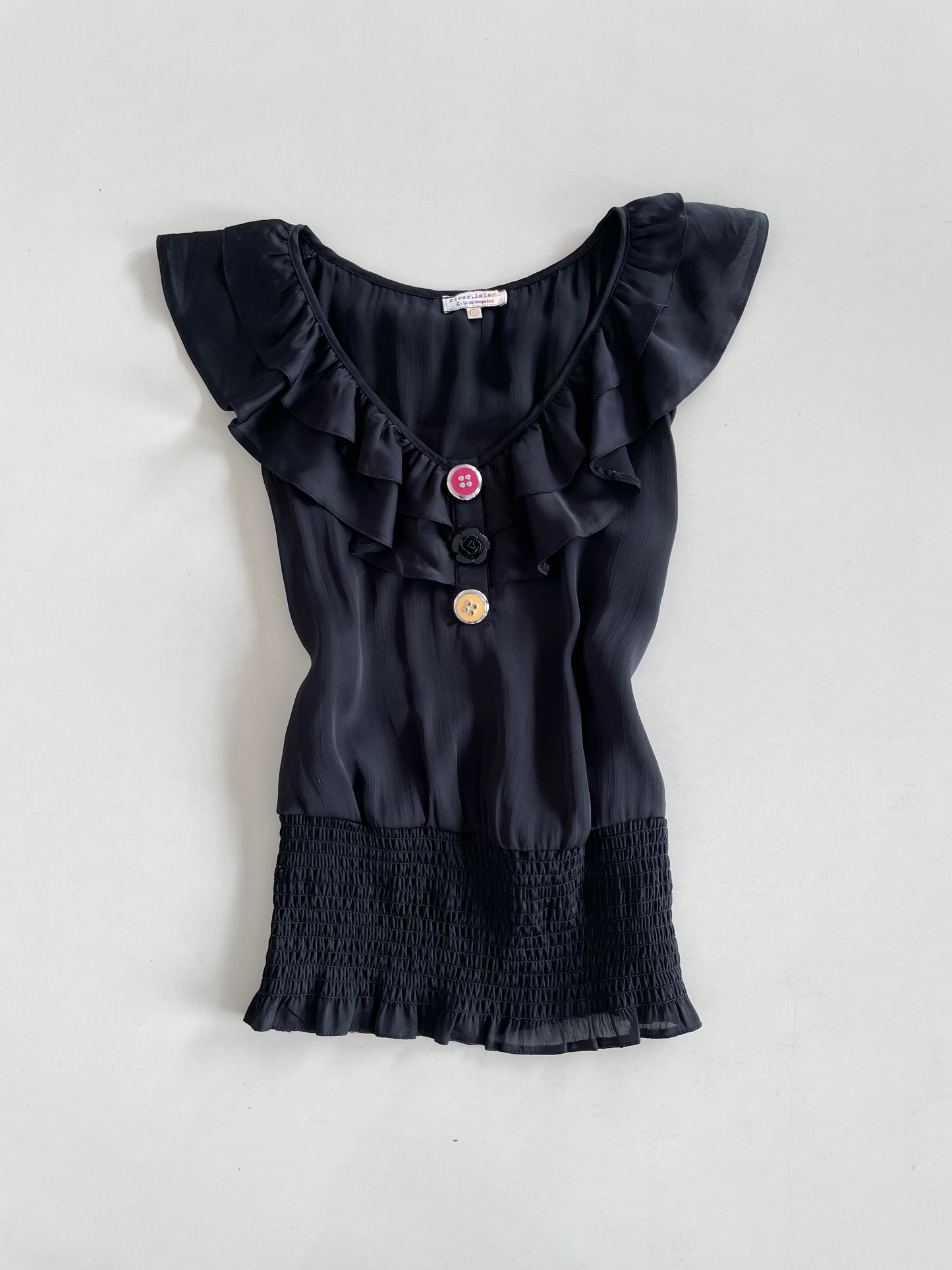 River Island Semi Sheer Top-Bust 36