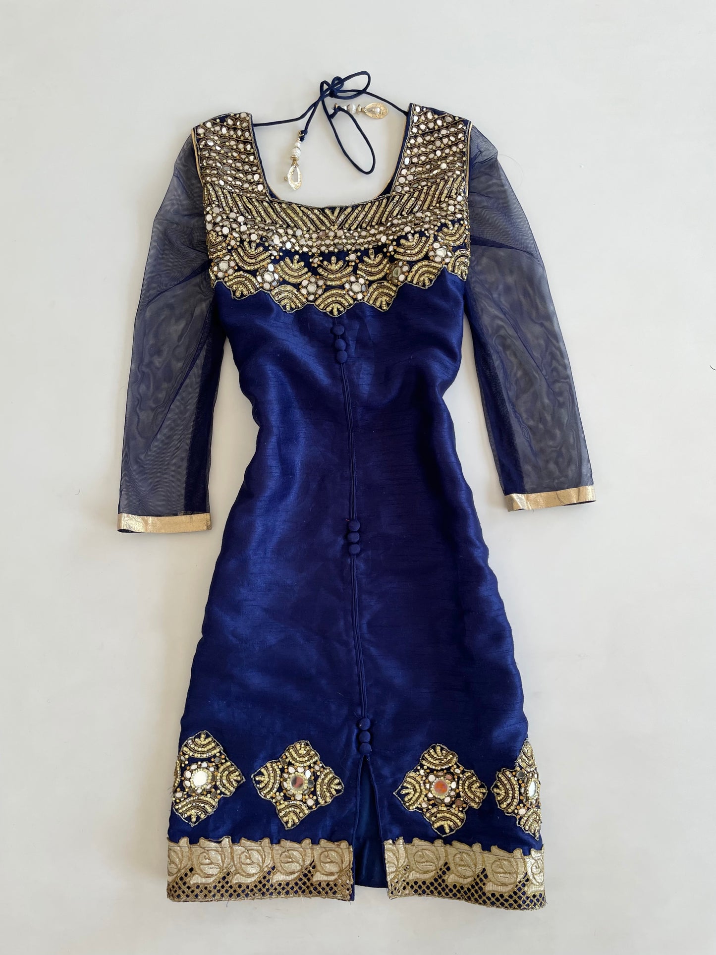 Embroidered Kurta-Bust 36