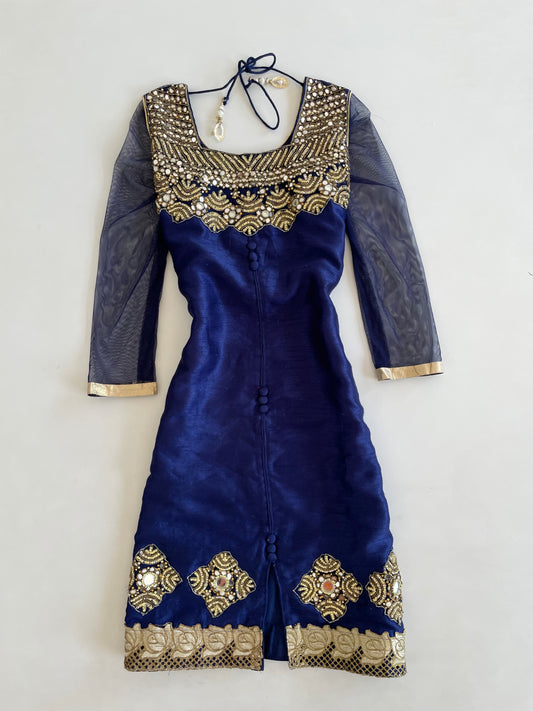 Embroidered Kurta-Bust 36