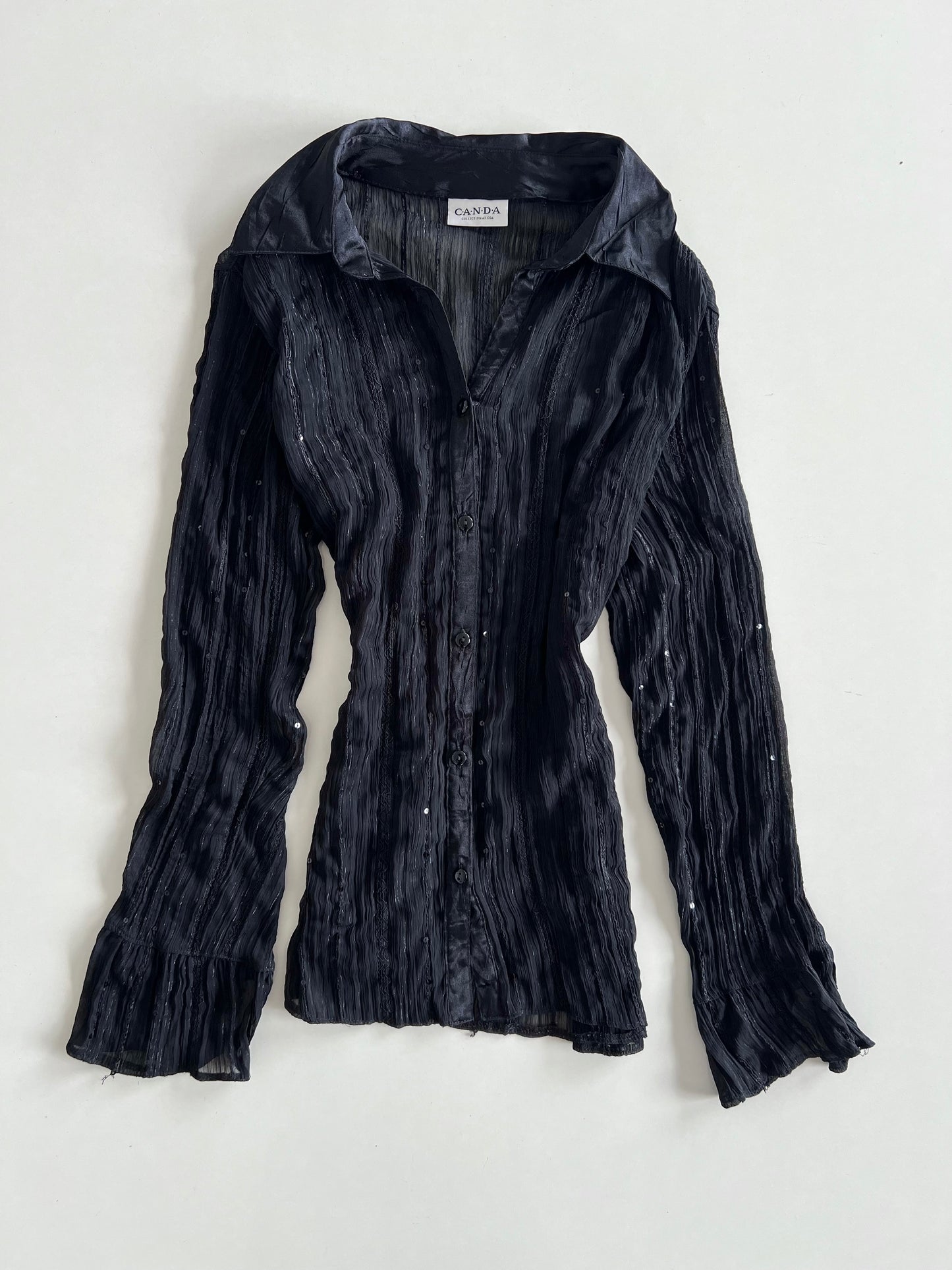 Canda Sequin Sheer Shirt-Bust 42 to 44