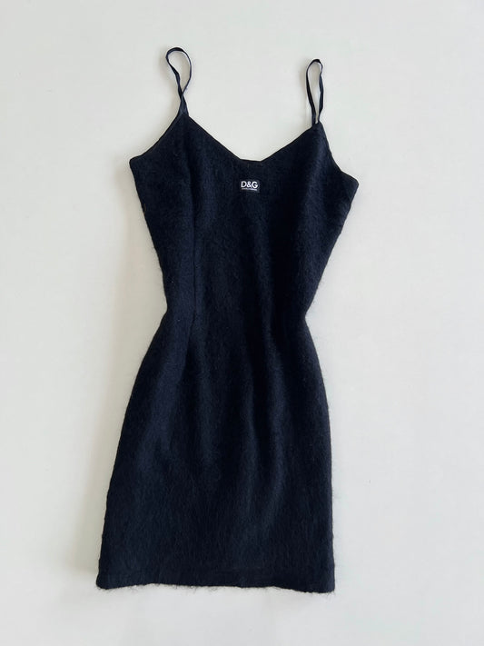 Dolce & Gabbana Vintage Fuzzy Dress-Bust 34 to 36