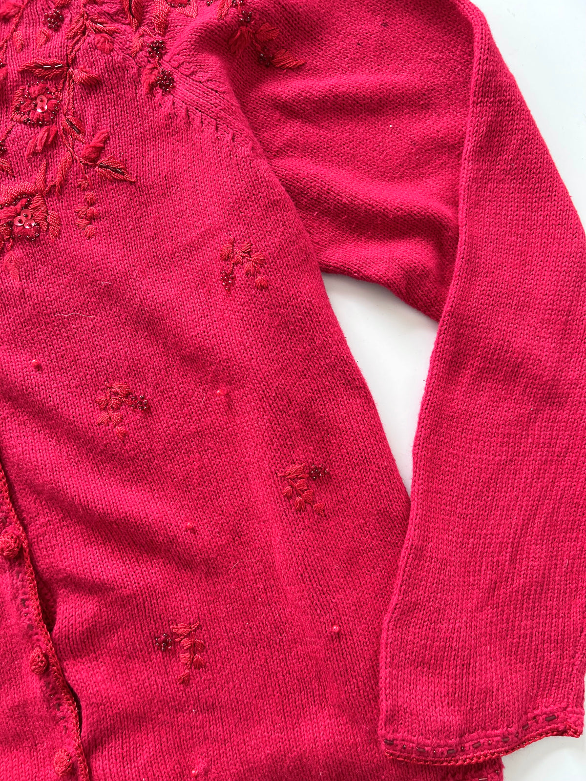 Tiara Embroidered Sweater-Bust 46