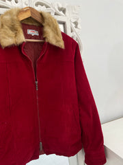 Vintage Puffer Corduroy Jacket-Bust 42