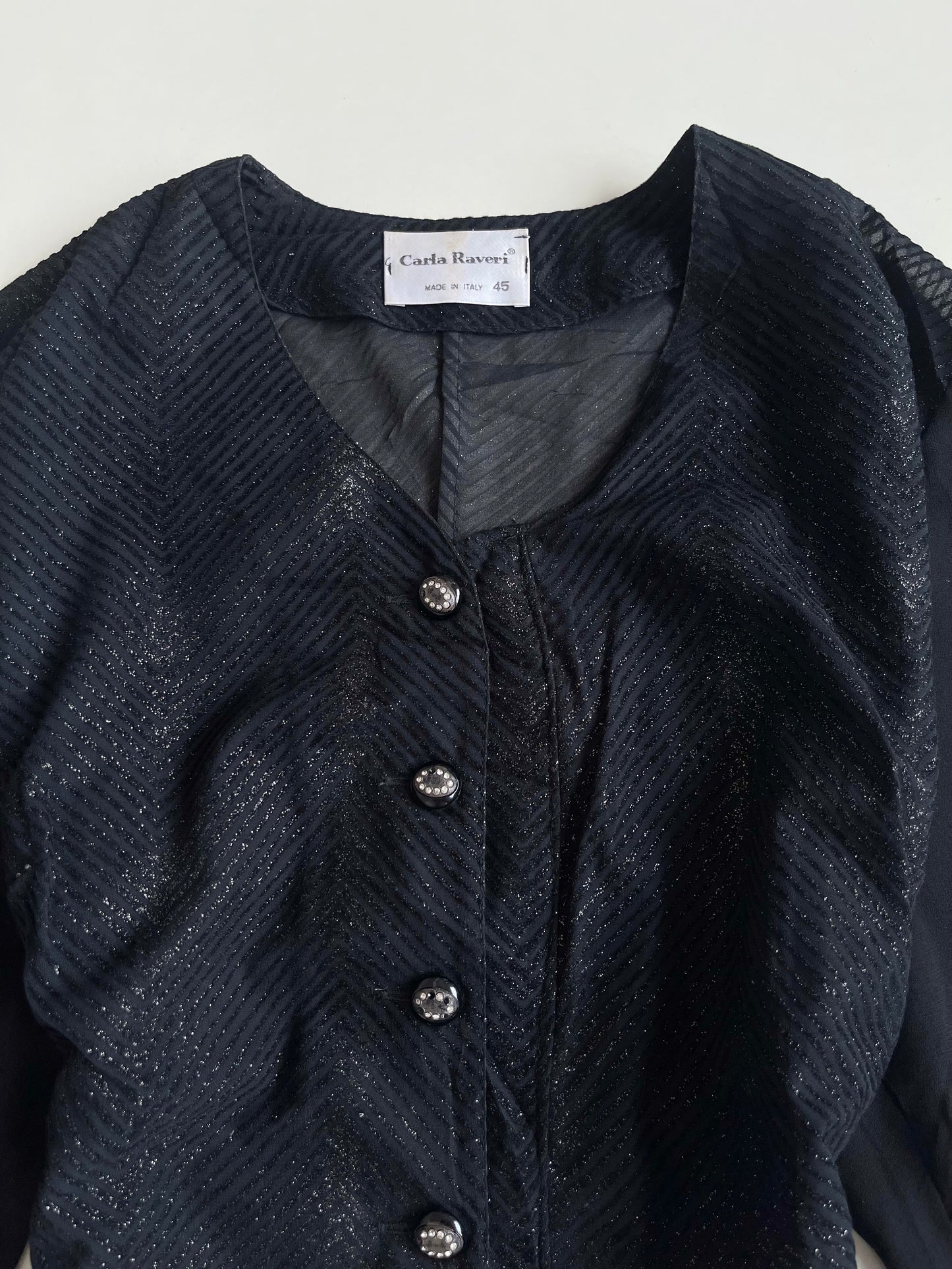 Carla Raveri Sheer Shirt-Bust 40