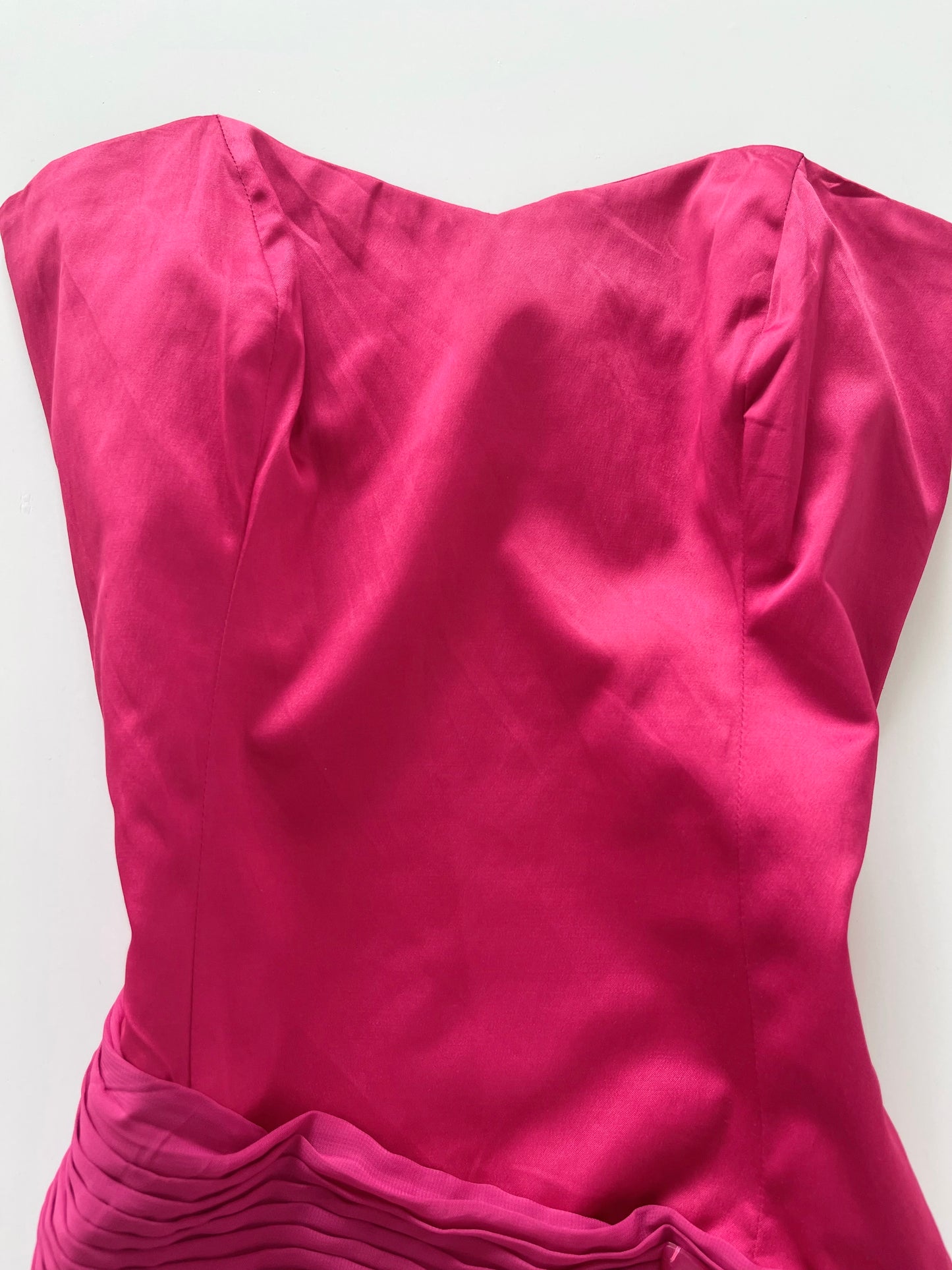 Vintage Satin Tube Dress-Bust 32