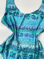 Load image into Gallery viewer, SHADES OF BLUE SWIMSUIT - BUST 32 to 36
