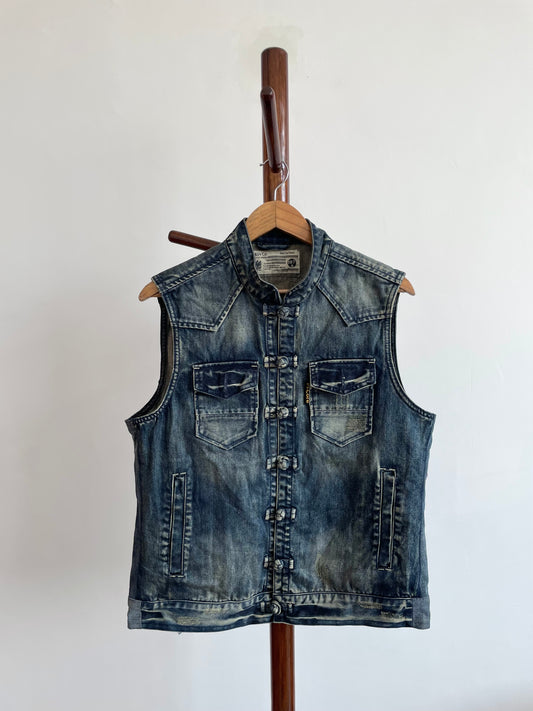 Veiken Co. Denim Vest-Bust 42