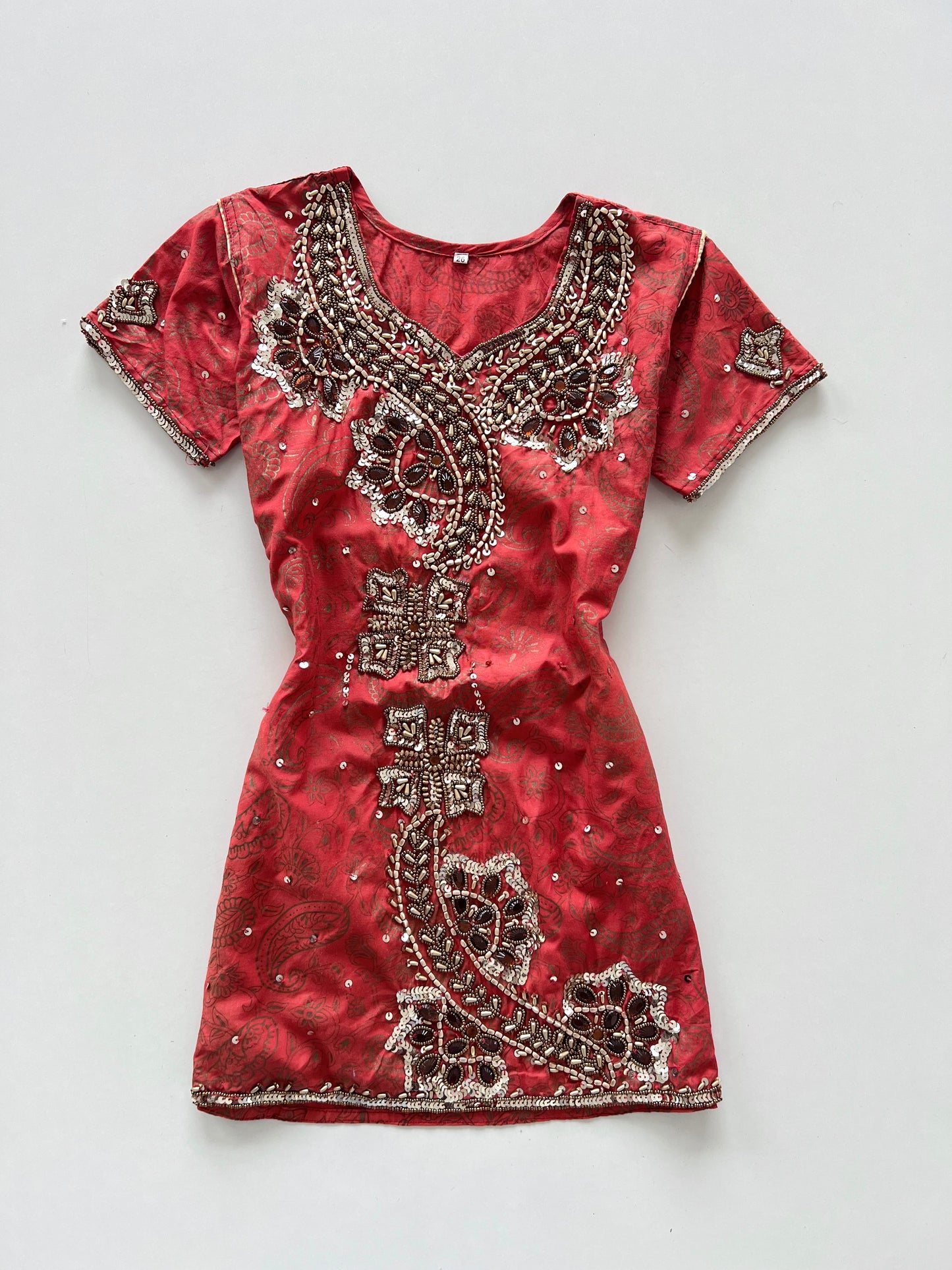 Hand Embroidered Top-Bust 32