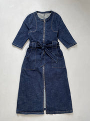Belted Denim Dress-Bust 34