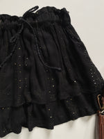 Load image into Gallery viewer, Gratitude Sequin Skirt-Waist 24 to 34
