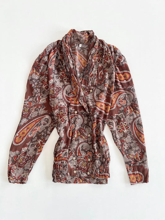 Paisley Vintage Top-Bust 44