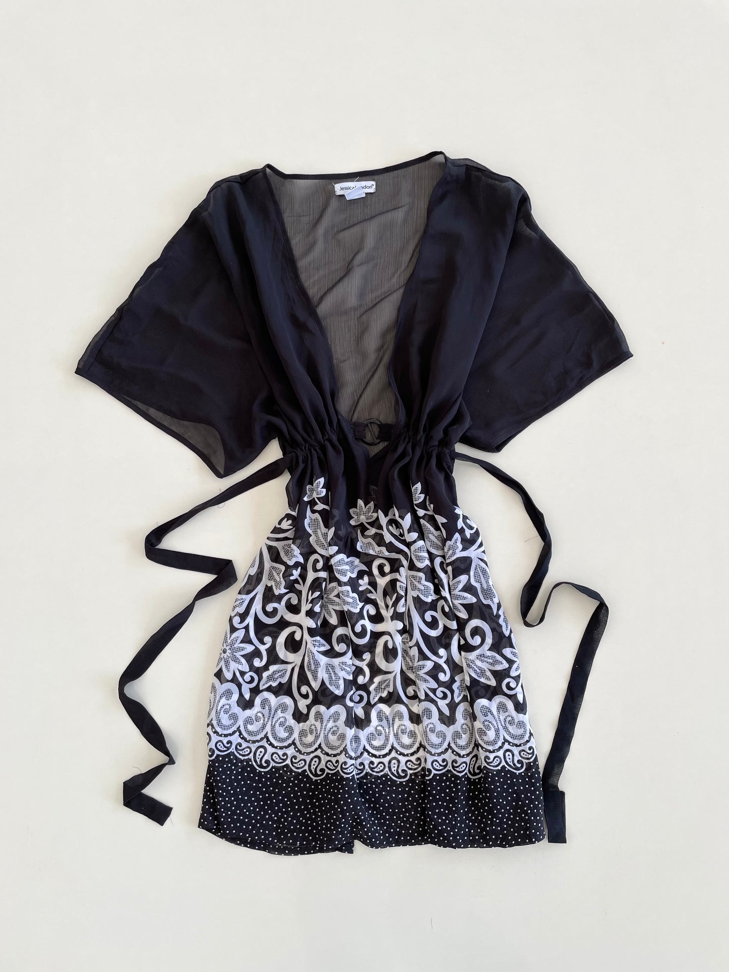 Jessica London Sheer Coverup Dress-Bust 46 to 48