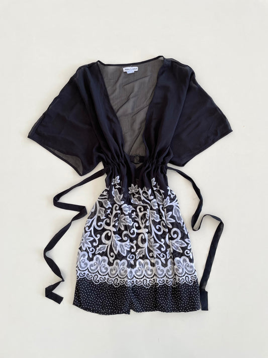 Jessica London Sheer Coverup Dress-Bust 46 to 48