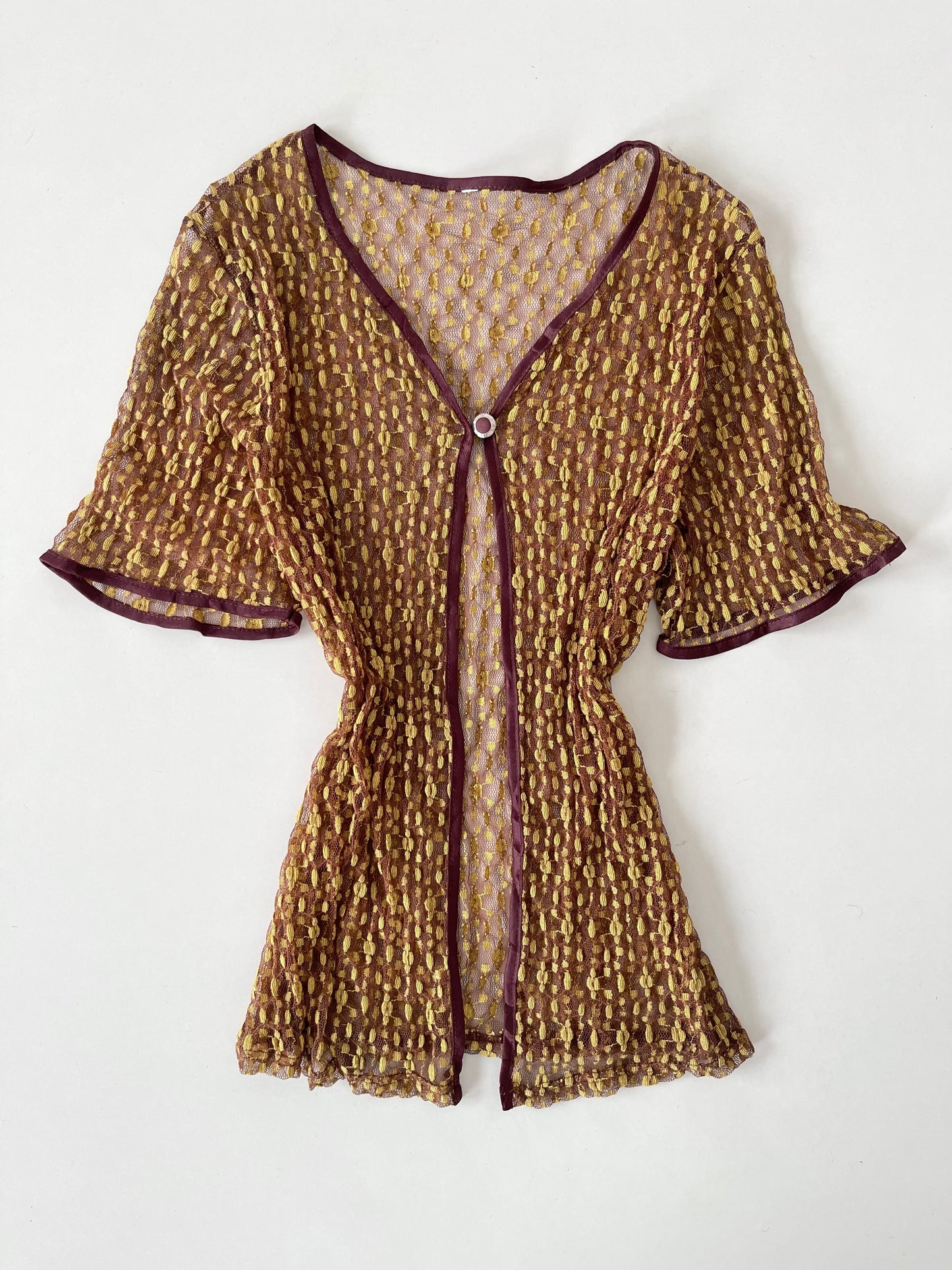Vintage Sheer Top-Bust 34 to 36