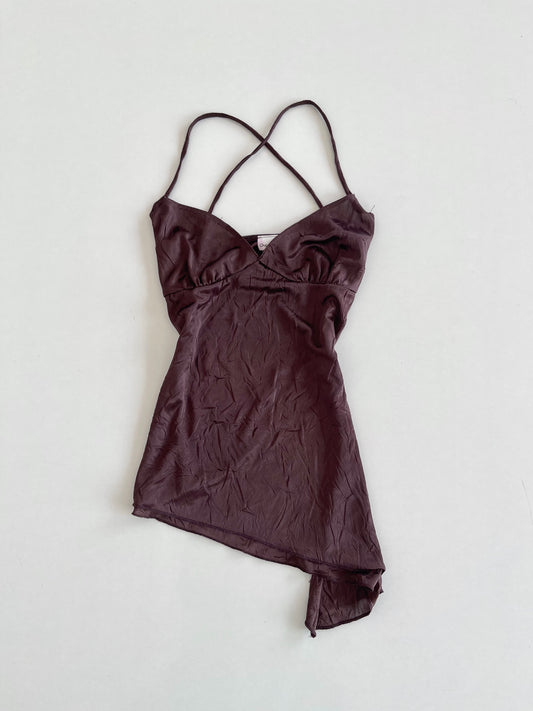 Check It Out Vintage Asymmetric Top-Bust 30