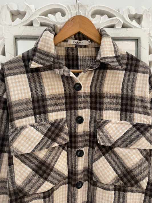 Yu & Me Thick Warm Shacket-Chest 44