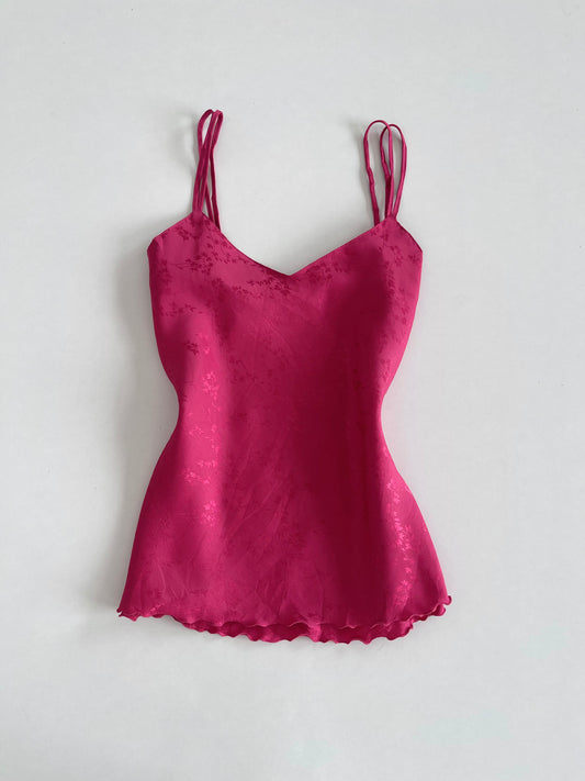 Self Textured Slip Top-Bust 36
