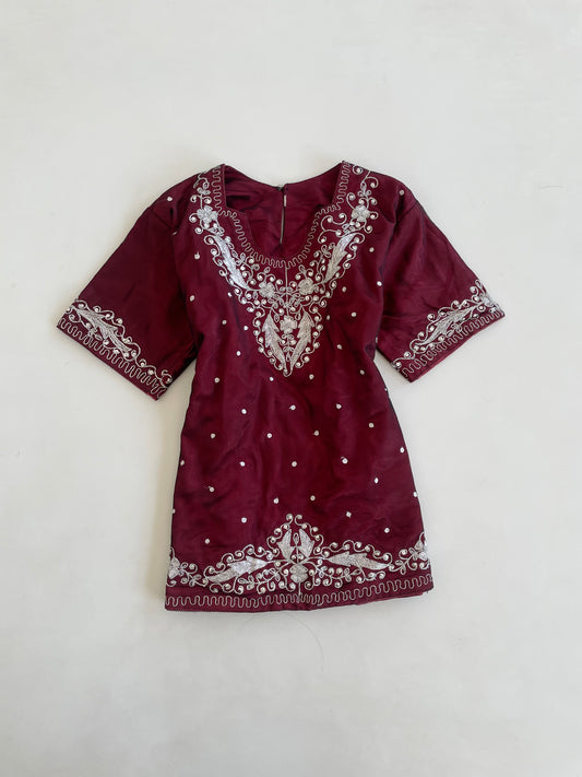 Embroidered Vintage Top-Bust 38