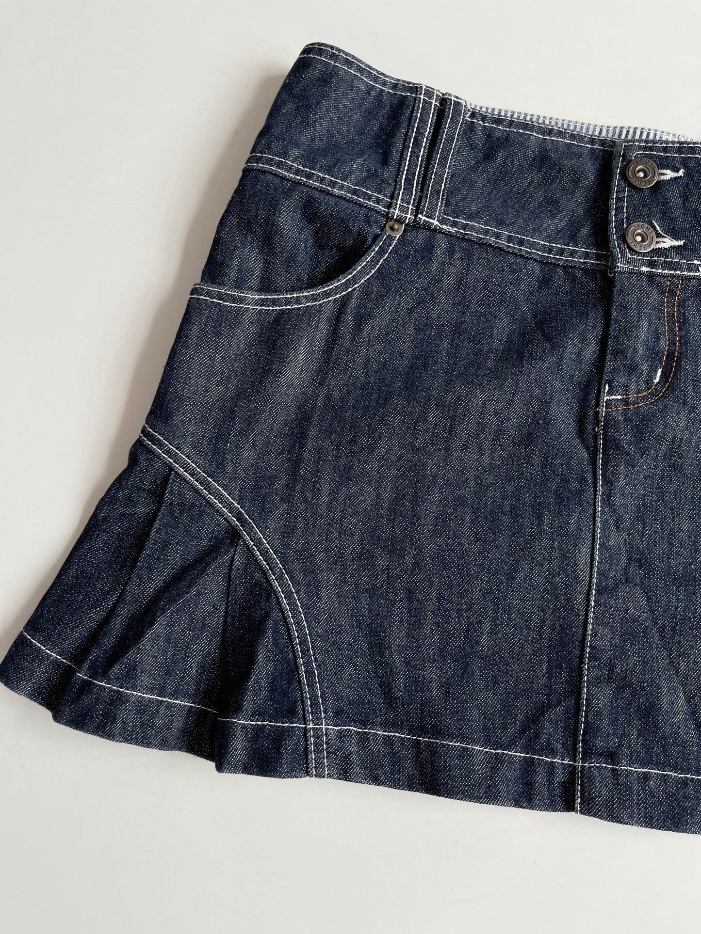 Y2k Durable Denim Skirt -Waist  34