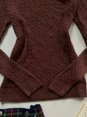 Amazon Essentials Vintage Cable Knit Sweater-Chest 36 to 38