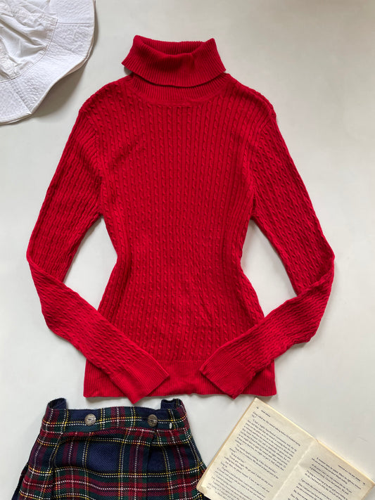 Vintage Cable Knit Sweater-Chest 34 to 36
